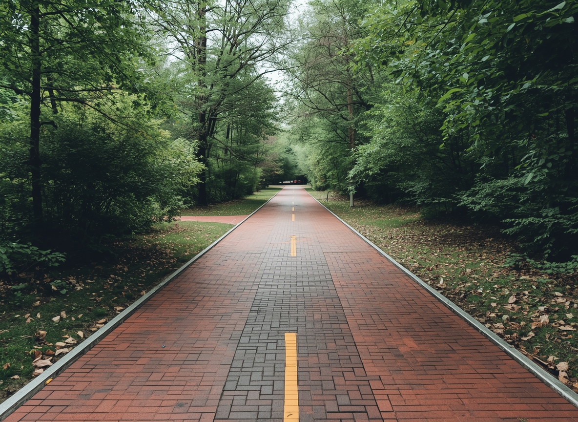 Abstract cadence markers for meditative cycling flow